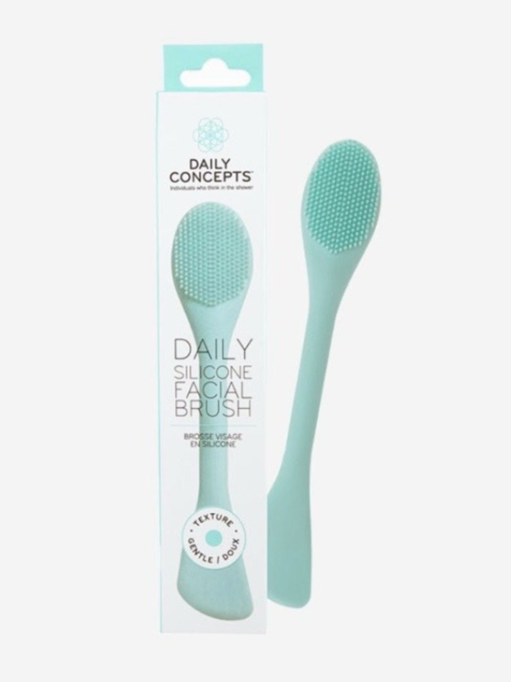 Daily Concepts Silicone Facial Brush - Mint